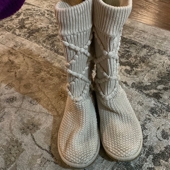 UGG | Shoes | Ugg Classic Argyle Knit Boots | Poshmark